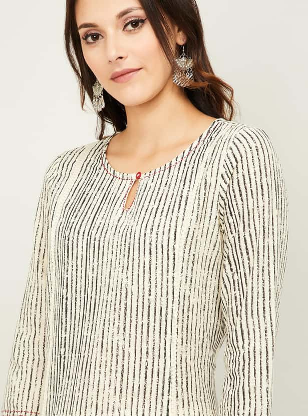 MELANGE Women Printed A-line Kurta