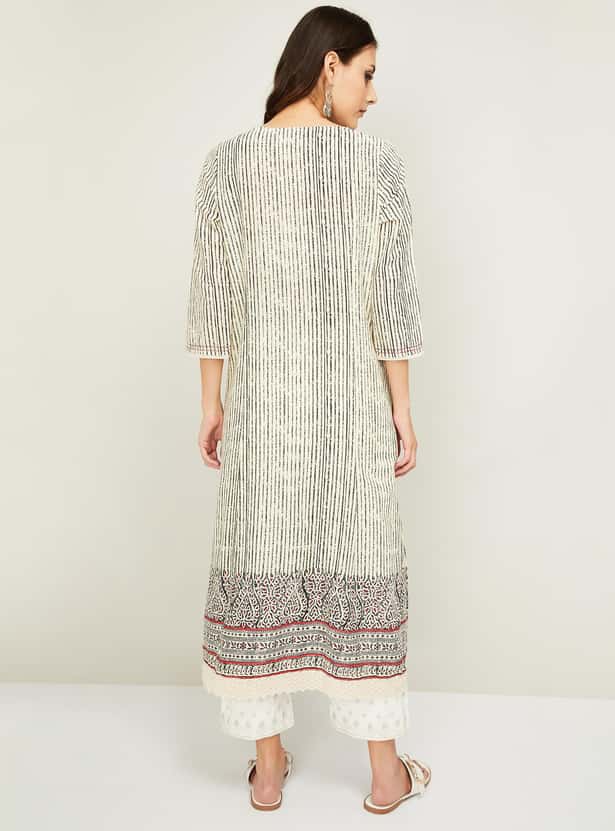MELANGE Women Printed A-line Kurta