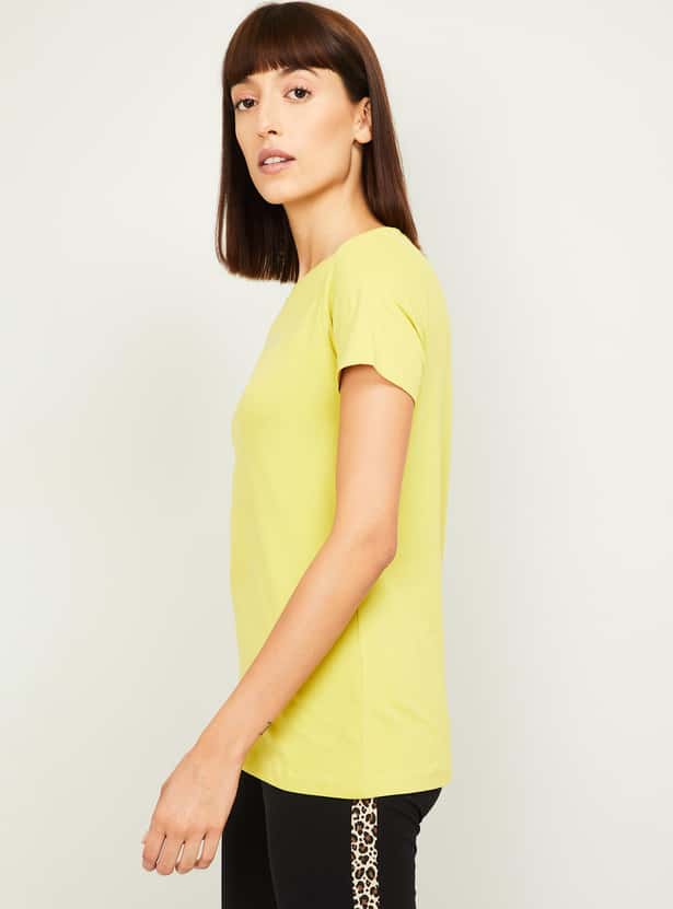 KAPPA Women Printed Round Neck T-shirt