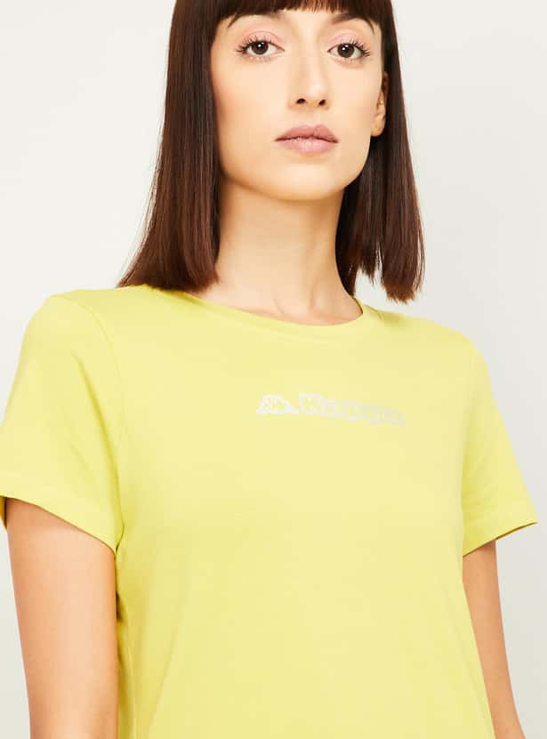 KAPPA Women Printed Round Neck T-shirt