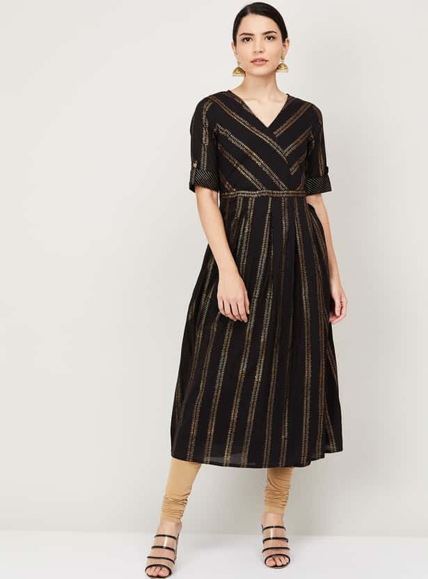 MELANGE Women Printed A-Line Kurta