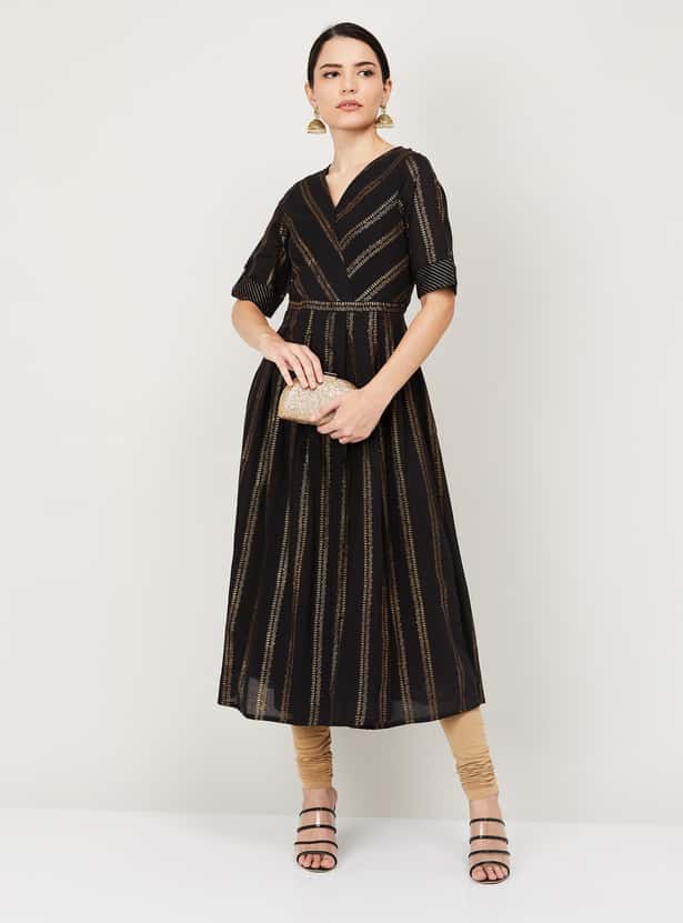 MELANGE Women Printed A-Line Kurta