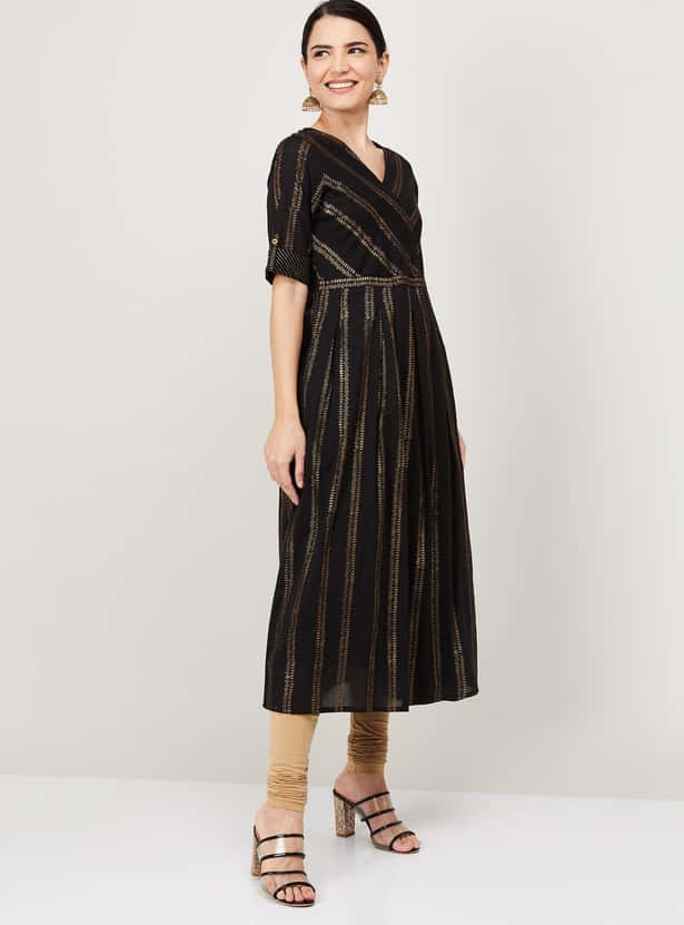 MELANGE Women Printed A-Line Kurta
