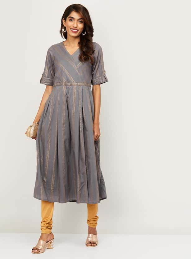 MELANGE Women Printed A-Line Kurta