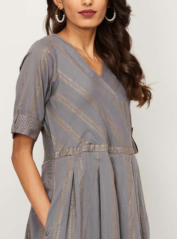 MELANGE Women Printed A-Line Kurta
