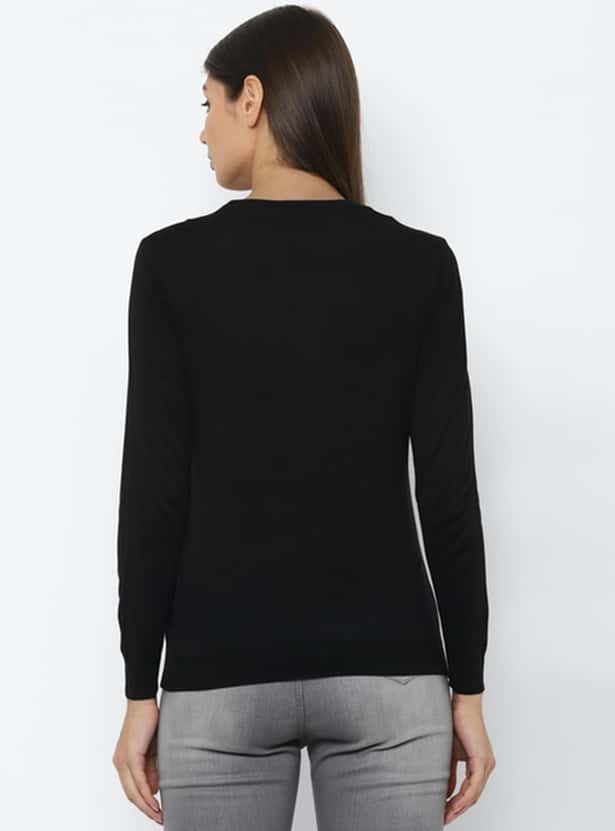 ALLEN SOLLY Women Printed T-Shirt