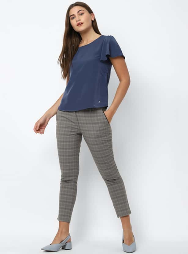 ALLEN SOLLY Women Solid Top