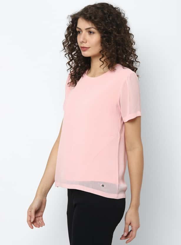ALLEN SOLLY Women Solid Top
