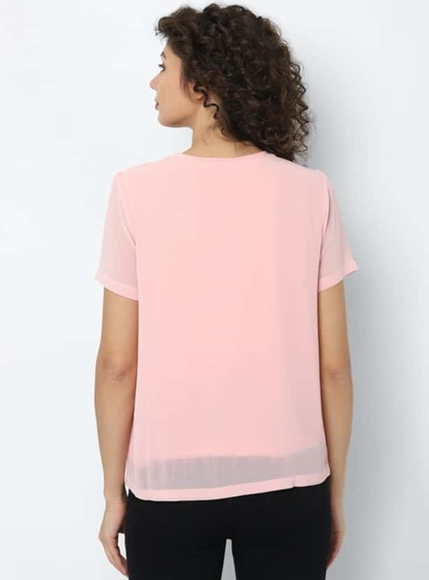 ALLEN SOLLY Women Solid Top