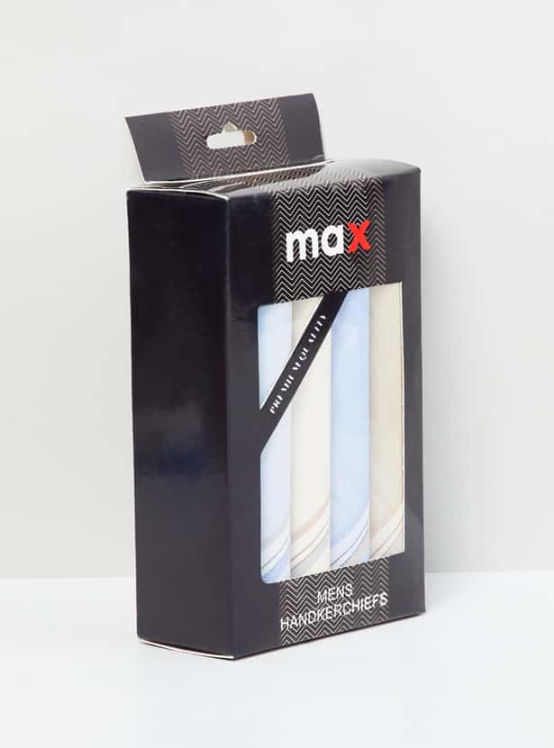 MAX Men Checked Napkins- Pack of 5