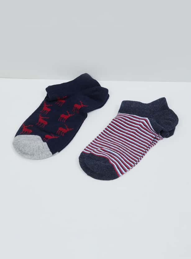 MAX Boys Jacquard Socks - Pack of 2