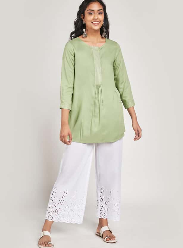 Women Printed Knit Tunic