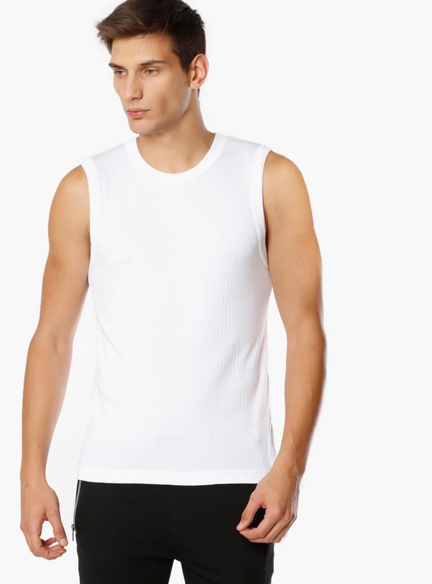 JOCKEY Solid Sleeveless T-Shirt