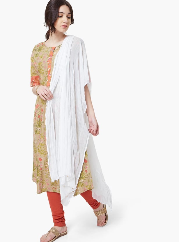 MELANGE Solid Dupatta