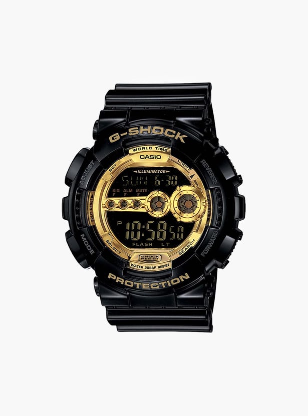 CASIO G-Shock Men Solid Digital Watch with Resin Strap - G340