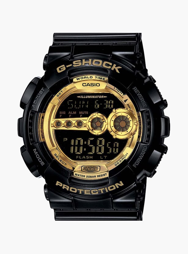 CASIO G-Shock Men Solid Digital Watch with Resin Strap - G340