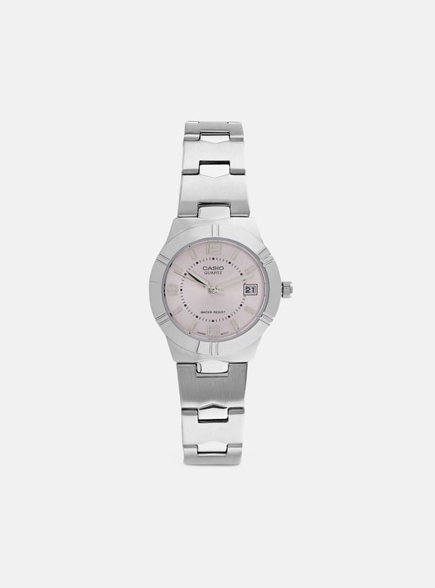 CASIO Women Analog Watch with Metal Strap - A873
