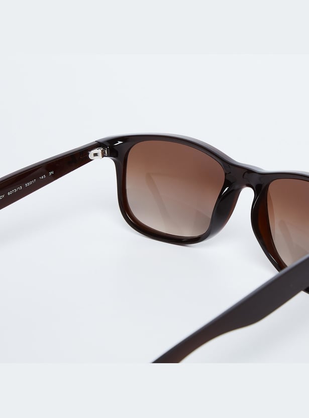 RAYBAN Men Polarised Gradient Highstreet Sunglasses- 0RB4202-60731355
