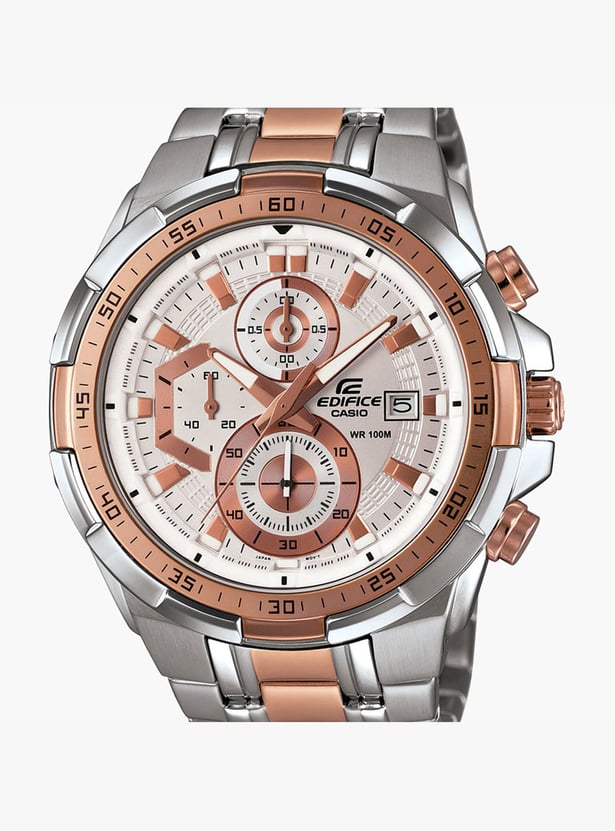 CASIO EDIFICE Men Solid Chronograph Watch with Metal Strap - EX222