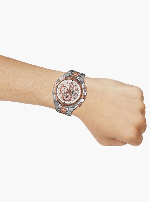 CASIO EDIFICE Men Solid Chronograph Watch with Metal Strap - EX222