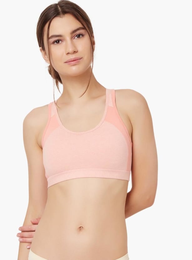 JOCKEY Racer Back Padded Non-Wired Sports Bra