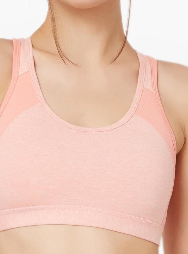 JOCKEY Racer Back Padded Non-Wired Sports Bra
