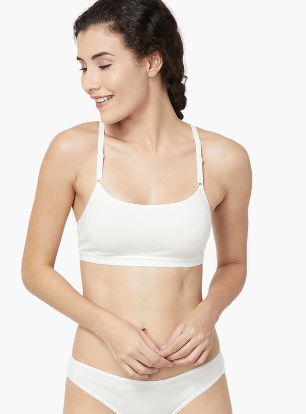 TRIUMPH Colourblocked Non-Padded Non-Wired Beginner Bra
