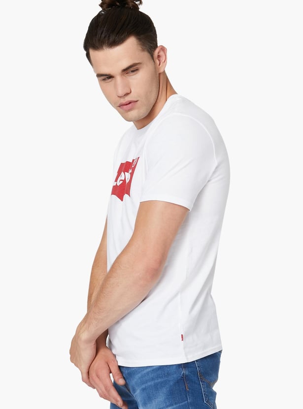 LEVI'S Regular Fit Classic Logo Print Crew-Neck T-shirt