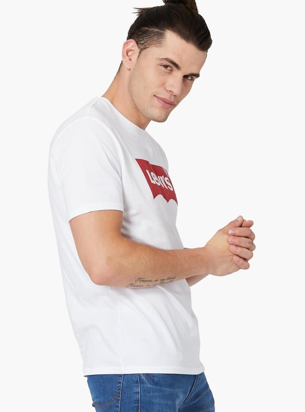 LEVI'S Regular Fit Classic Logo Print Crew-Neck T-shirt