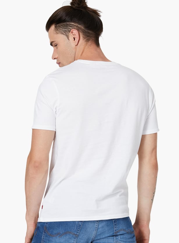 LEVI'S Regular Fit Classic Logo Print Crew-Neck T-shirt