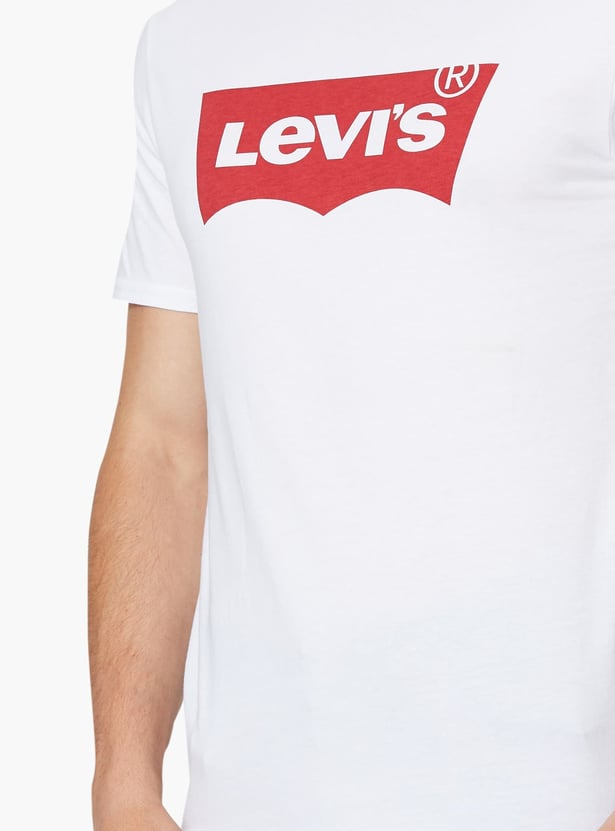 LEVI'S Regular Fit Classic Logo Print Crew-Neck T-shirt