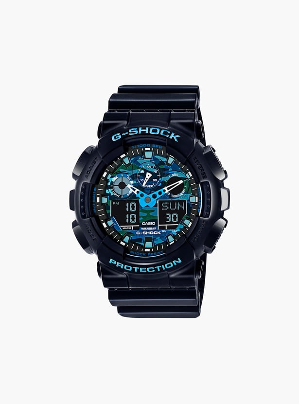 CASIO G-Shock Chronograph Round Analog & Digital Dial Watch - MTP-GA-100CB-1ADR