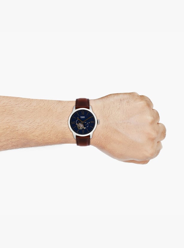 FOSSIL Men Townsman Leather Automatic Watch - ME3110