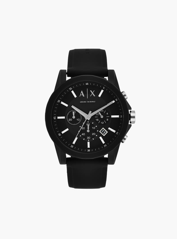 ARMANI EXCHANGE Men Chronograph Watch with Silicone Strap - AX1326