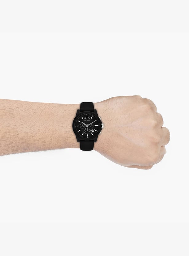 ARMANI EXCHANGE Men Chronograph Watch with Silicone Strap - AX1326