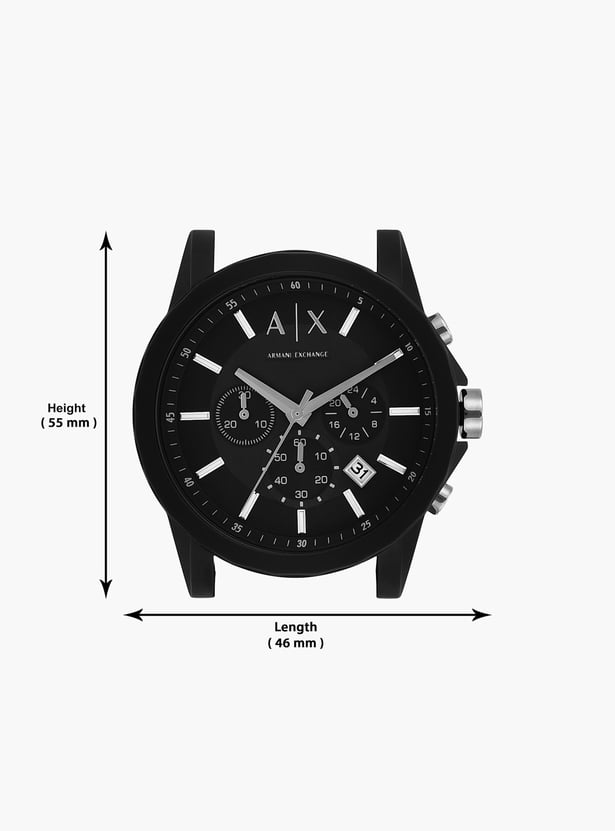 ARMANI EXCHANGE Men Chronograph Watch with Silicone Strap - AX1326