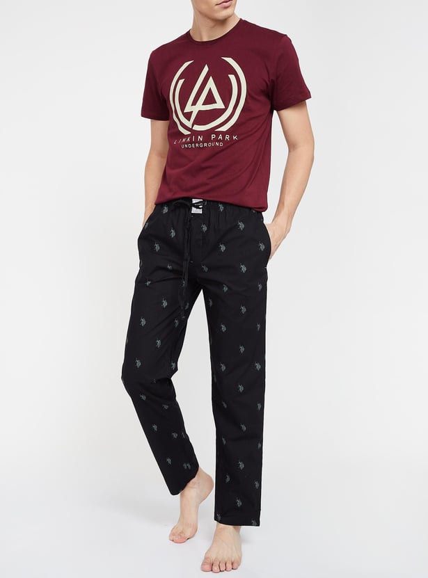 US POLO ASSN Logo Print Lounge Pants