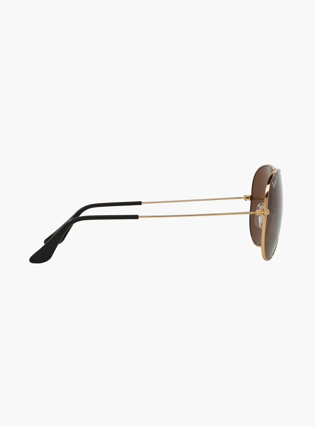 RAY-BAN Polarized Aviator Sunglasses - 0RB3025I-001-57-62