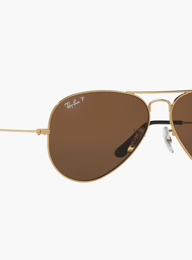 RAY-BAN Polarized Aviator Sunglasses - 0RB3025I-001-57-62