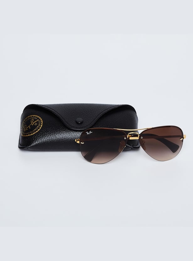 RAYBAN Men Polarised Gradient Aviators - 0RB3449
