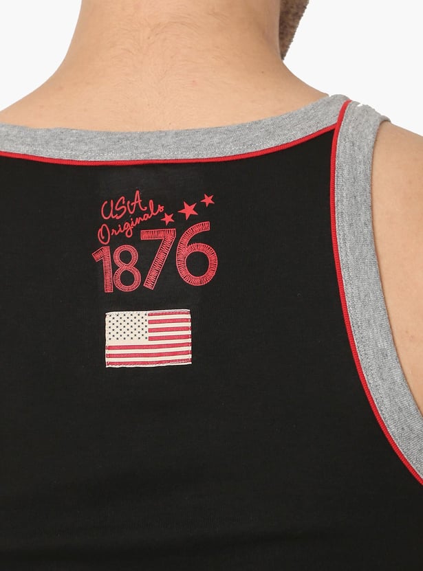 JOCKEY Contrast Strap Knitted Innerwear Vest