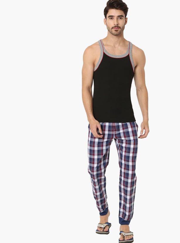 JOCKEY Contrast Strap Knitted Innerwear Vest