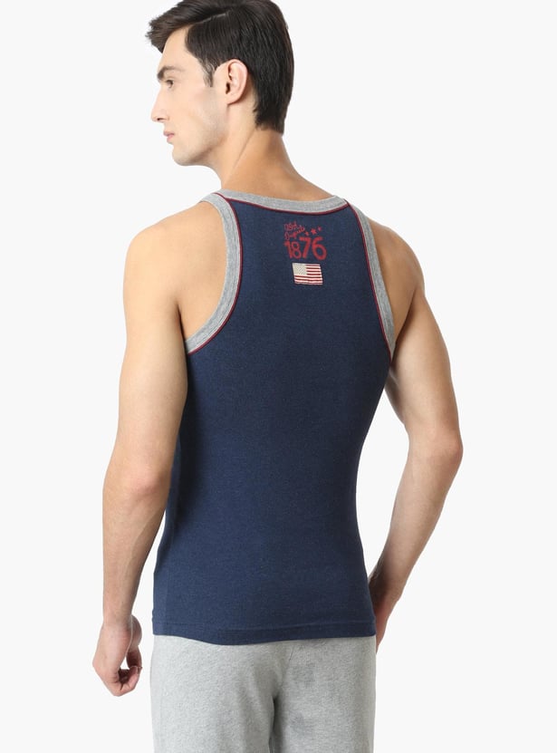 JOCKEY Contrast Strap Knitted Innerwear Vest
