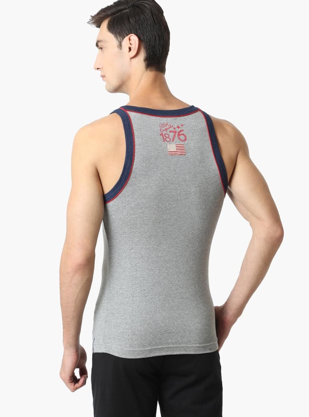 JOCKEY Contrast Strap Knitted Innerwear Vest