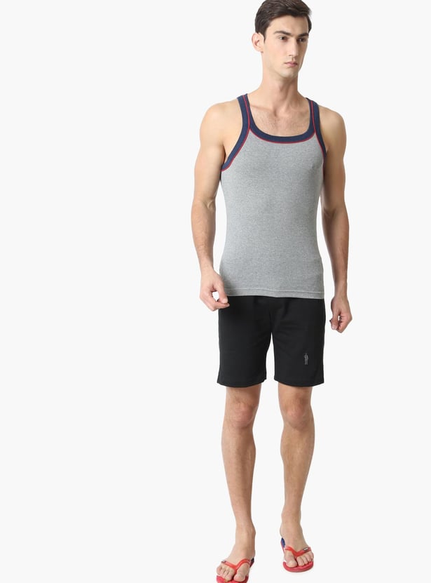 JOCKEY Contrast Strap Knitted Innerwear Vest