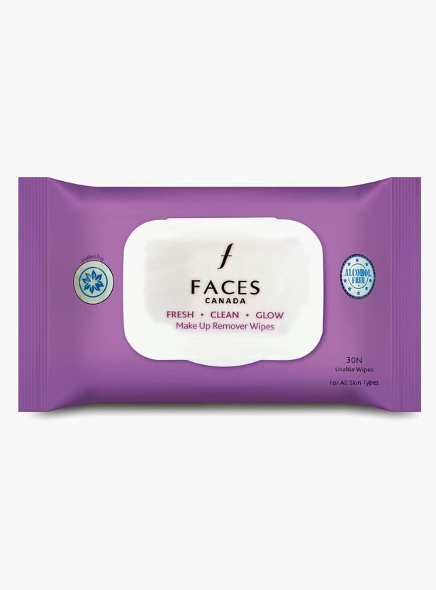FACES CANADA Fresh Clean Glow Makeup Remover Wipes
