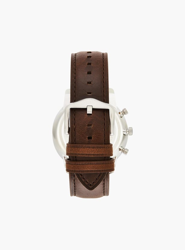 FOSSIL Men Analog Watch with Leather Strap - FS5380