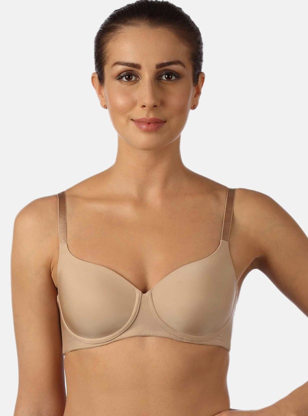 TRIUMPH Solid T-shirt Padded Non-Wired Bra
