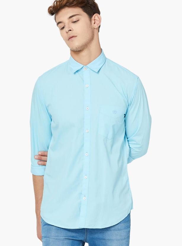 VH SPORTS Slim Fit Solid Casual Shirt