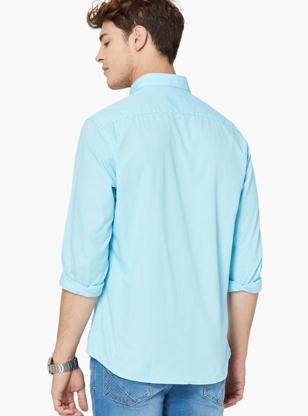VH SPORTS Slim Fit Solid Casual Shirt